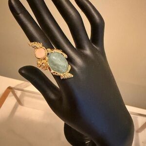 Alexis Bittar Golden Pebble Cake Nugget Ring